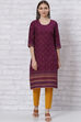 Green Cambric Cotton Straight Kurta image number 2
